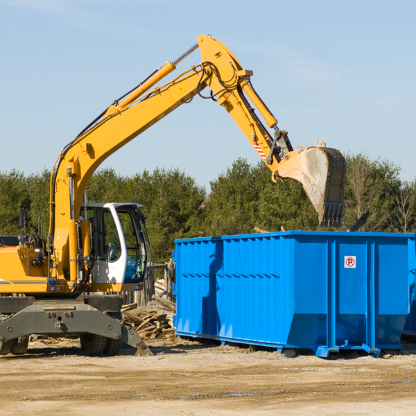 are there any restrictions on where a residential dumpster can be placed in Laurens County SC